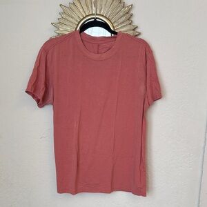 Lululemon All Yours Salmon Tee Size 8